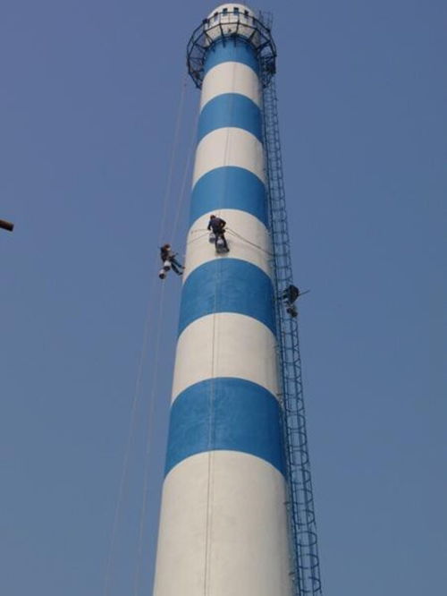 江蘇領悅煙囪加固維修,雙河煙囪刷航標油漆美化廠家